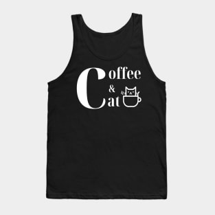 Coffee and cat Tank Top